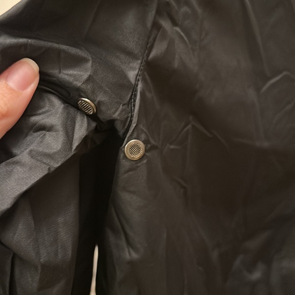 Starter Girls' Popover Packable Jacket Storm Star  1/4 Zip Black Hooded - Picture 13 of 16